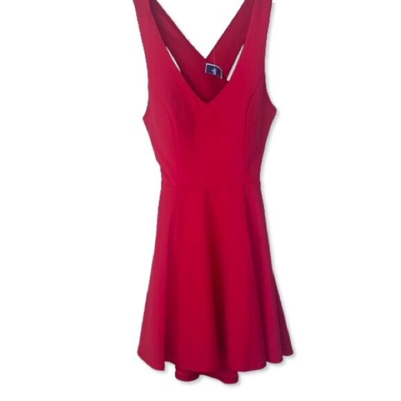 Chrystal Doll Red Sleeveless Summer Casual Tomato Girl Party Dress SZ M - Picture 1 of 12